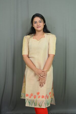 Mustard Yellow Chinnon Embroidered Palazzo Suit