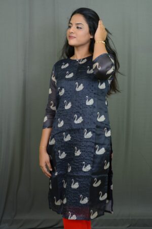 Plum Purple Organza Saree With Stone Work For Festival